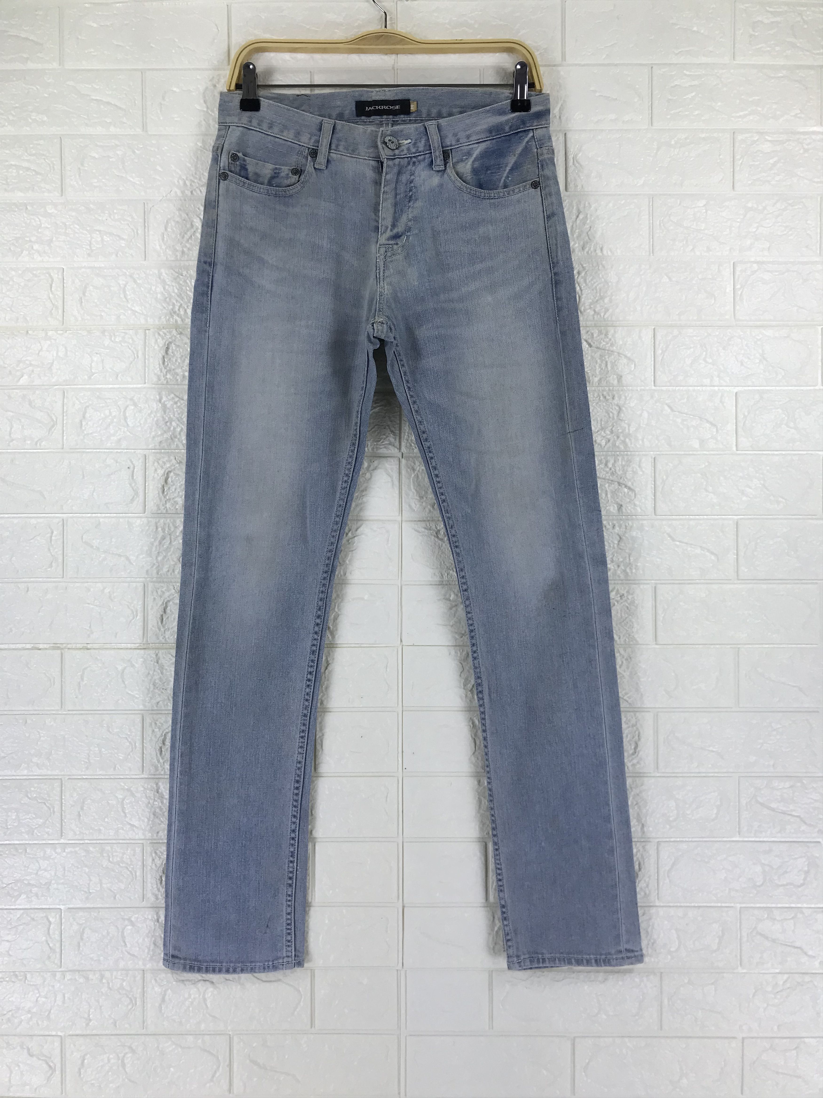 JACKROSE Vintage Jackrose Skinny Light Wash Jeans Size US 29 - 1 Thumbnail