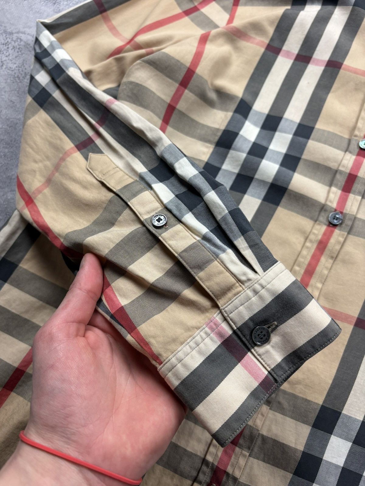 Burberry BURBERRY Brit Vintage Full Checkered Shirt Button Up Luxury Size US M / EU 48-50 / 2 - 7 Thumbnail