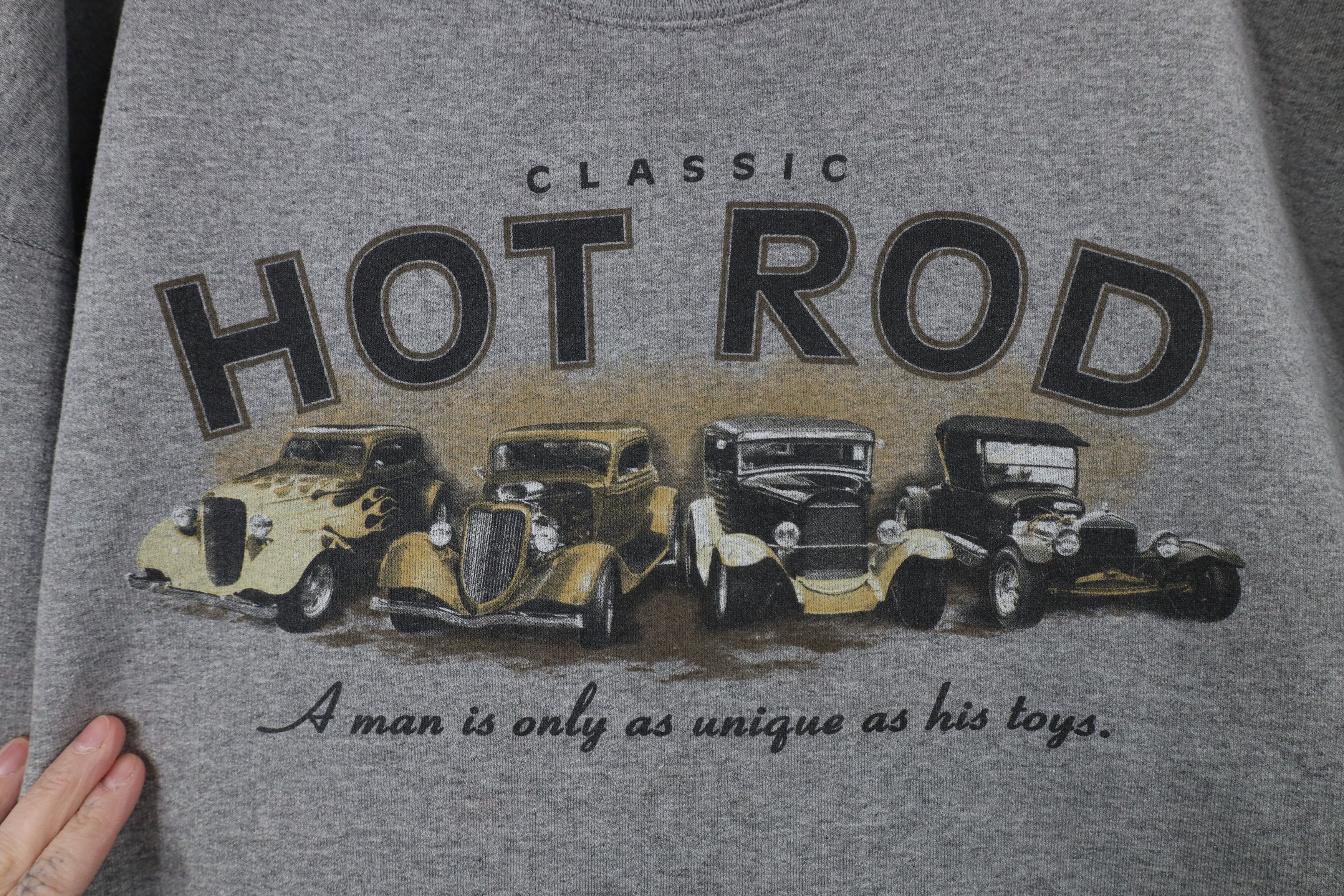 Vintage Vintage 90s Y2K Streetwear Classic Hot Rod Car Sweatshirt Size US XXL / EU 58 / 5 - 4 Thumbnail
