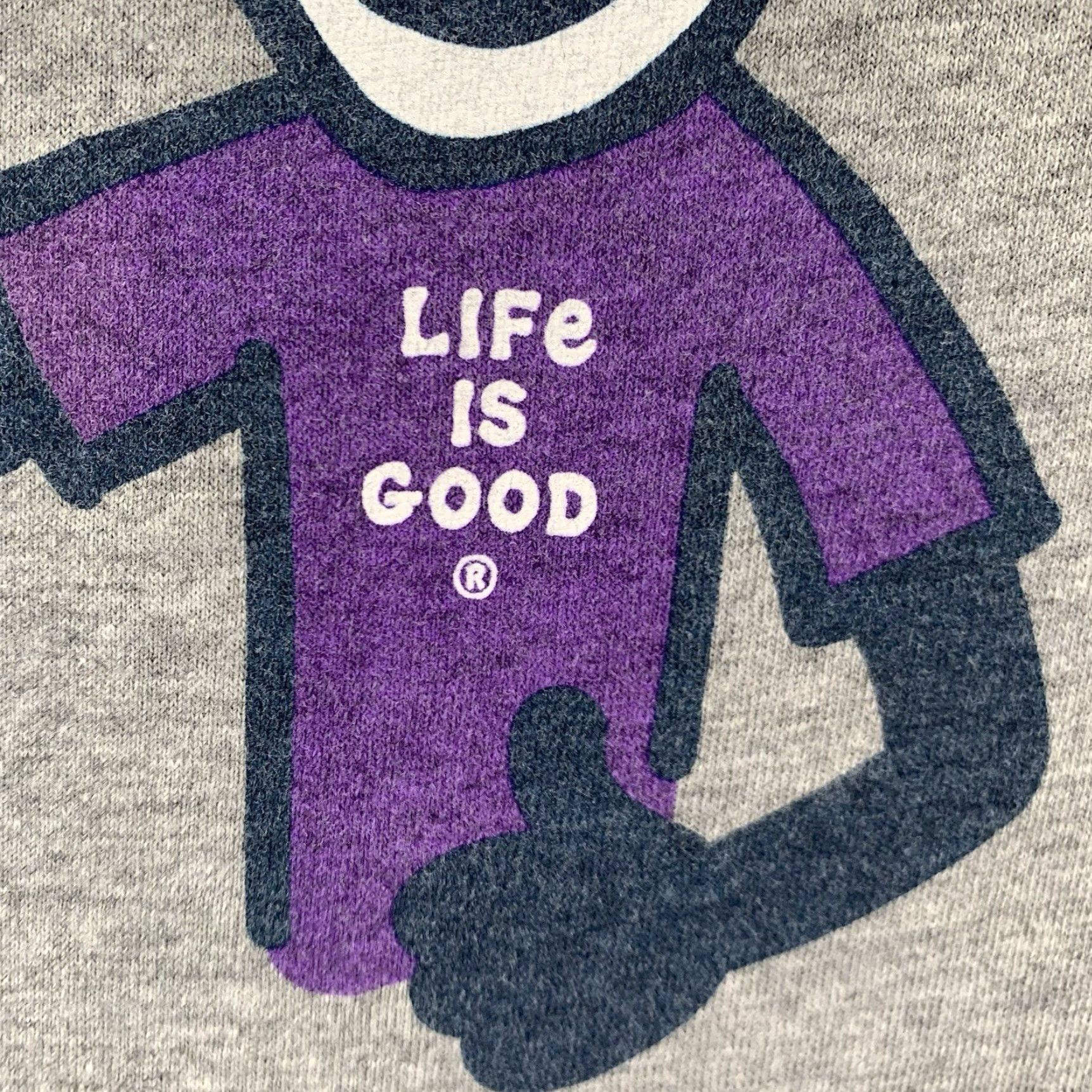 Life is Good VINTAGE Life is Good Mens XL Gray Graphic T-Shirt Short Sleeve Casual Activewear Pullover Logo Size US XL / EU 56 / 4 - 6 Thumbnail