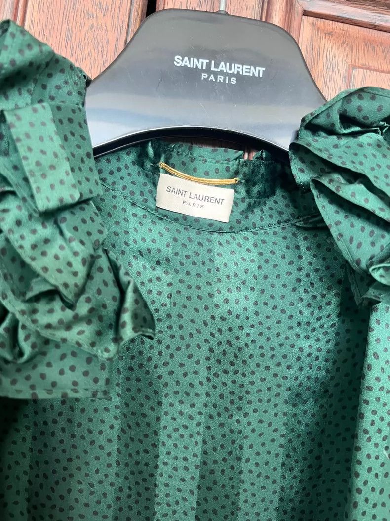 Saint Laurent Paris saint Laurent parisSilk Shirt 2503-Nextarrow Size S / US 4 / IT 40 - 2 Thumbnail