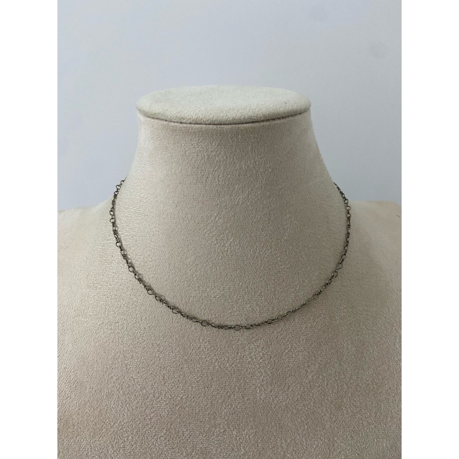 Other Silver tone chain necklace, thin minimalist Size ONE SIZE - 1 Thumbnail