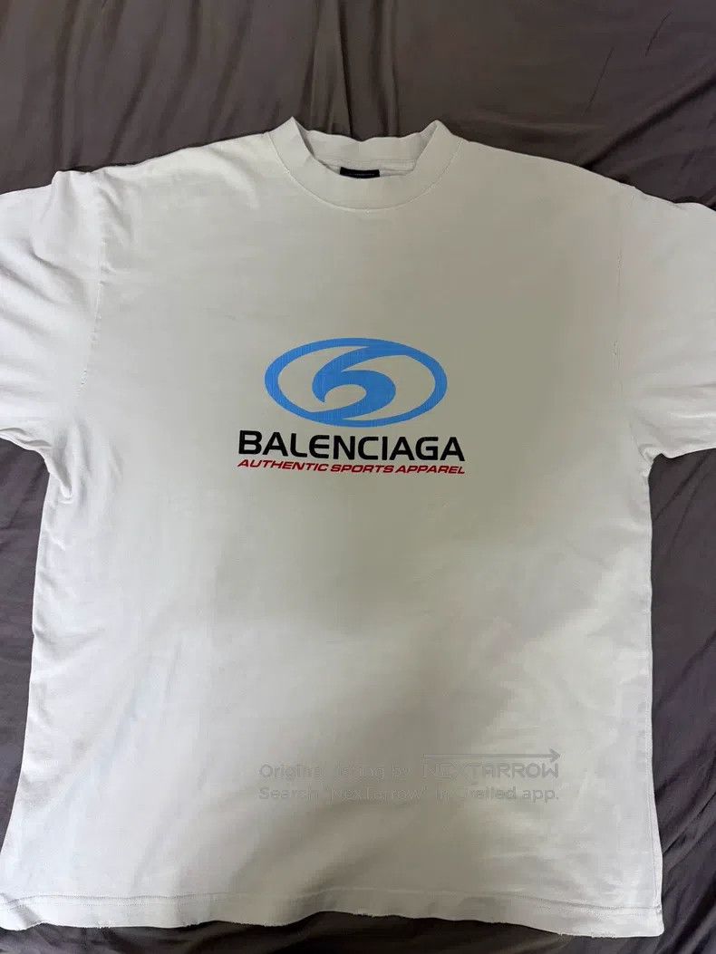 Balenciaga Balenciaga Printed Short Sleeve Size US S / EU 44-46 / 1 - 1 Thumbnail