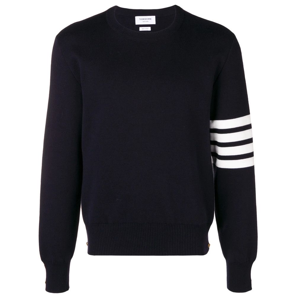 Thom Browne Thom Browne BLUE Sweaters & Knitwear - Jumpers Size US L / EU 52-54 / 3 - 1 Thumbnail