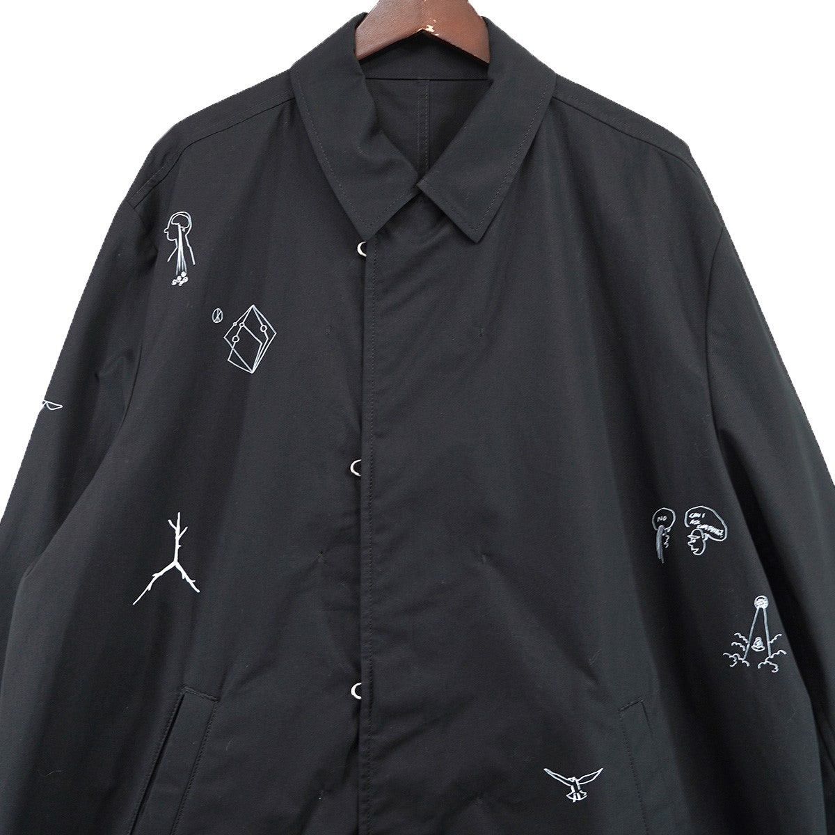 Undercover Undercover 24AW sketch total pattern stainless steel coat Size US XXL / EU 58 / 5 - 3 Thumbnail