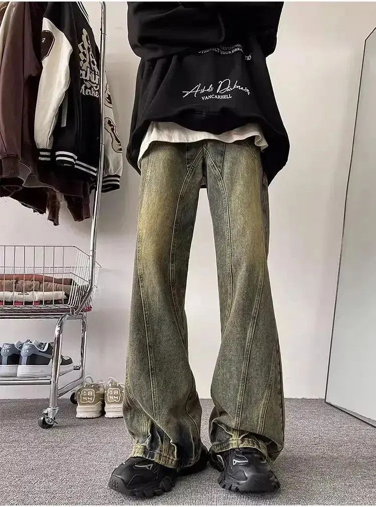 Japanese Brand Retro loose fitting fashionable jeans Size US 30 / EU 46 - 5 Thumbnail