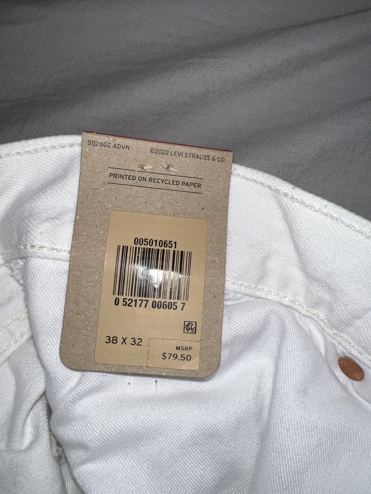 Levi's Levis 501 Original Size US 38 / EU 54 - 4 Thumbnail