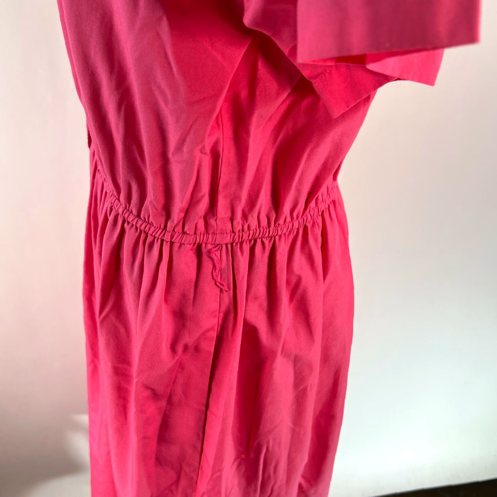 Pinko VINTAGE Andrew Harvey Womens Pink Shirt Dress Short Sleeves Collared Size 14 Size XL / US 12-14 / IT 48-50 - 6 Thumbnail