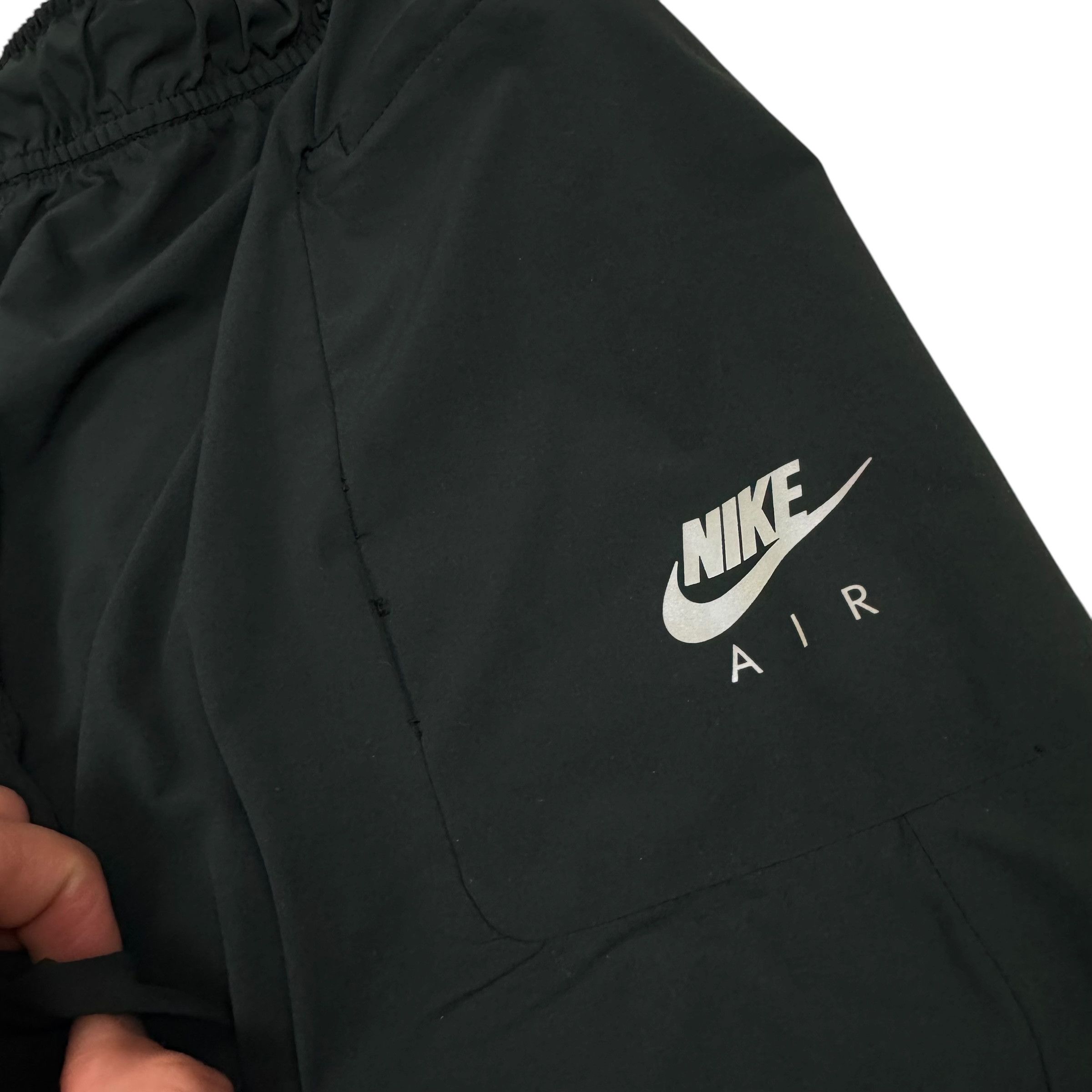 Nike × Vintage Nike Air Black Spellout Tapered Leg Joggers Pant M Size US 30 / EU 46 - 4 Thumbnail