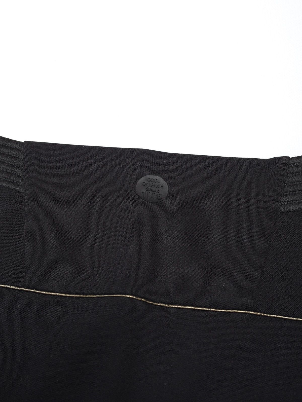 Cop Copine Cop Copine Ariane Jupe Black Skirt Zip Polyester Viscose Size 28" / US 6 / IT 42 - 8 Thumbnail