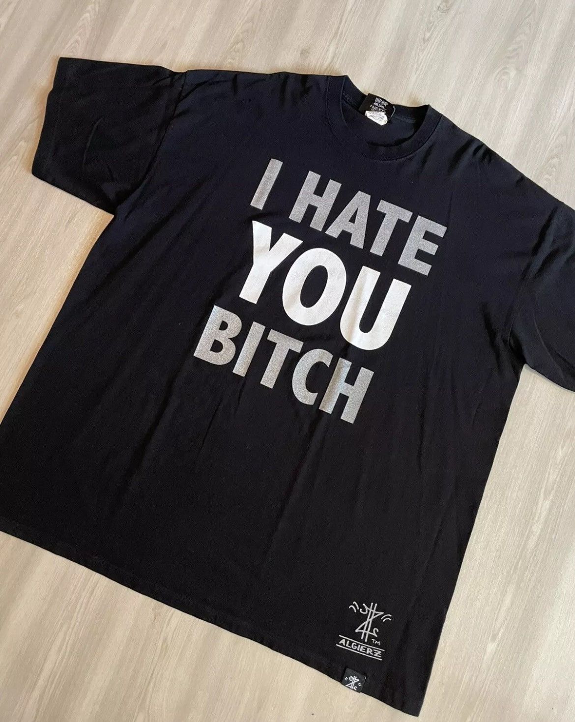 Hypebeast × Rap Tees × Vintage Vintage Zro I Hate You B***** Raptee promo shirt Sz 5XL Size US XXL / EU 58 / 5 - 2 Thumbnail