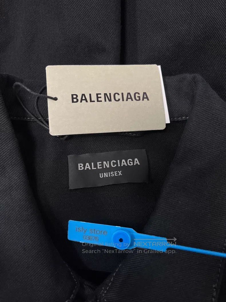 Balenciaga Balenciaga Logo Letter Pattern Single Breasted Jacket Size US M / EU 48-50 / 2 - 5 Thumbnail