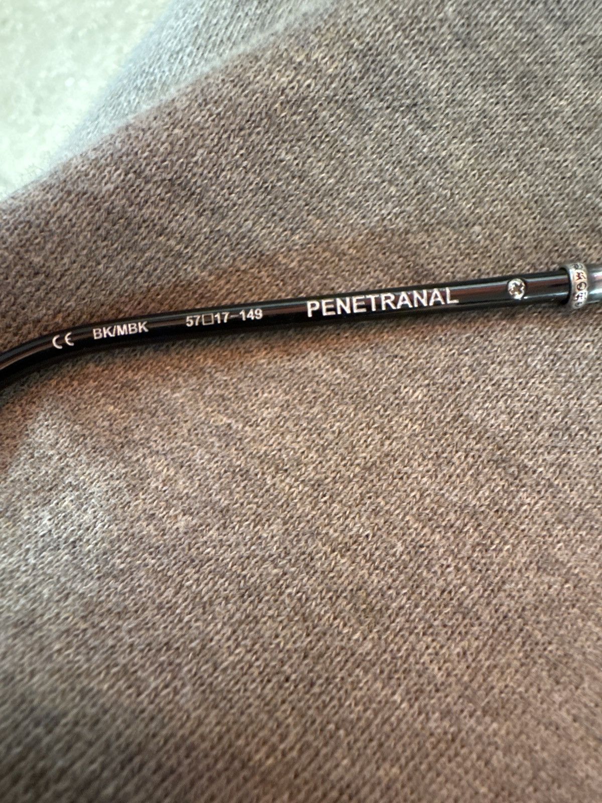 Chrome Hearts Penetranal Black Sunglasses Size ONE SIZE - 5 Thumbnail
