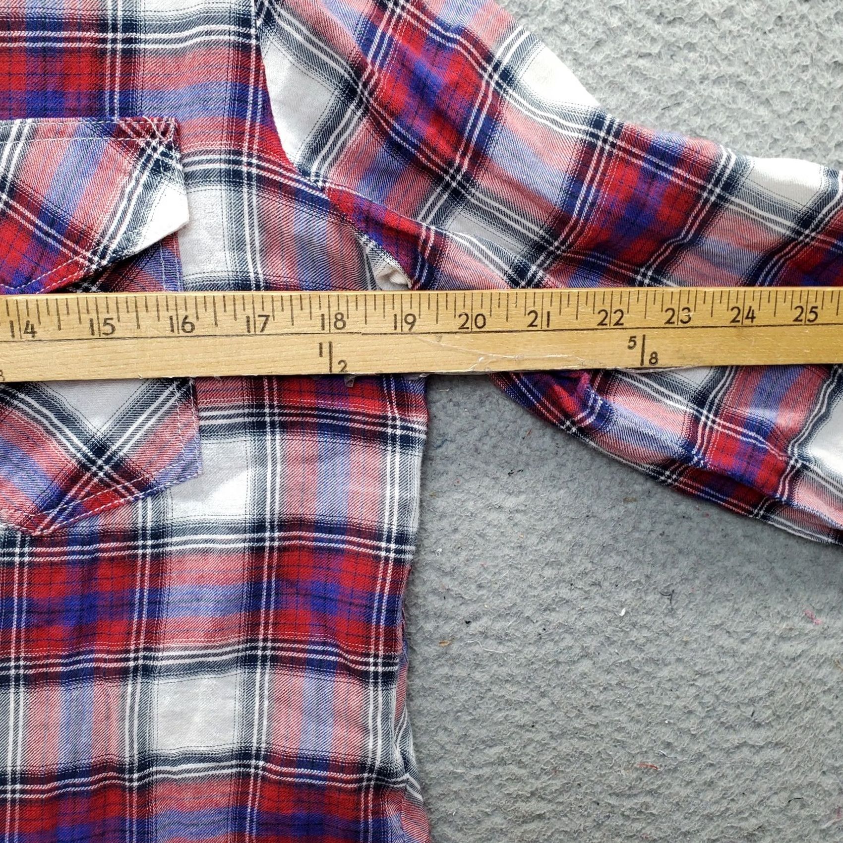Sam Edelman Sam Edelman Western Shirt Womens XS Multi Plaid Roll Tab Sleeve Collar Button-Up Size XS / US 0-2 / IT 36-38 - 4 Thumbnail