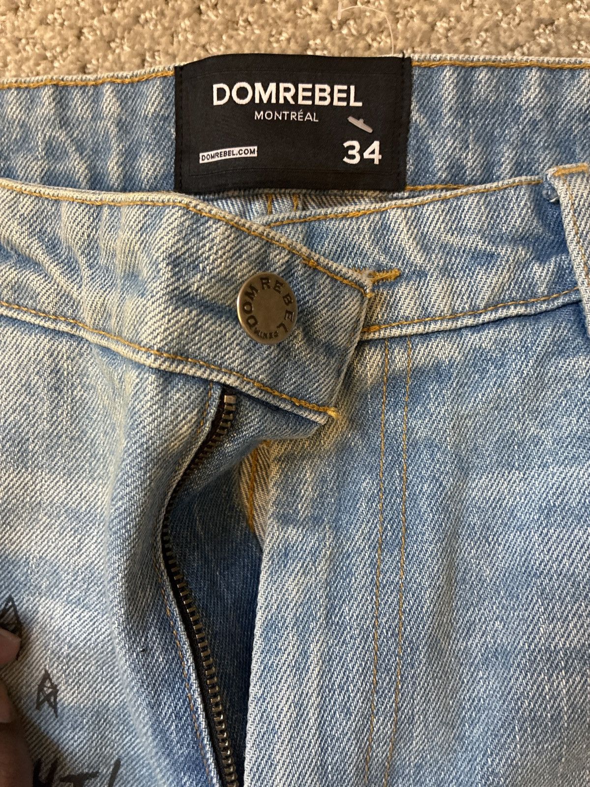 DOMREBEL Domrebel jeans Size US 34 / EU 50 - 4 Thumbnail