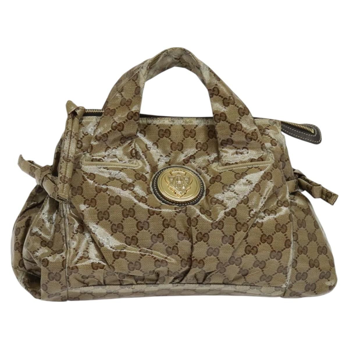 GUCCI GG Crystal Handbag Black Gold