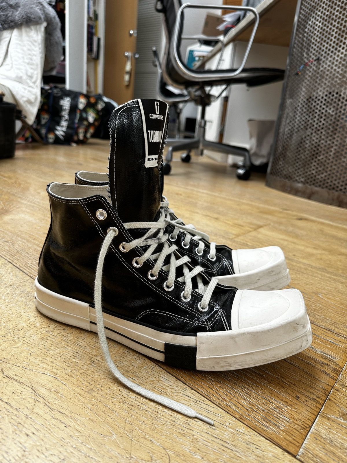 Converse × Rick Owens × Rick Owens Drkshdw Converse x DRKSHDW TURBODRK  Chuck 70 | Grailed