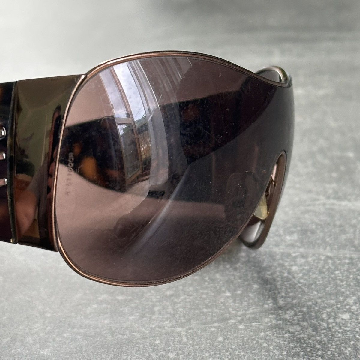 Dolce & Gabbana × Vintage Dolce & Gabbana Vintage 2000er Leopard Sunglasses Size ONE SIZE - 8 Thumbnail