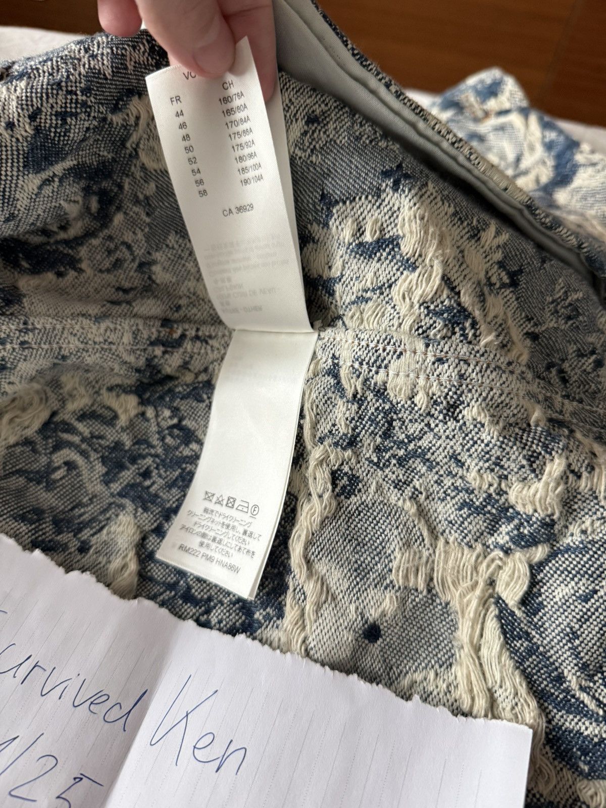 Louis Vuitton Virgil Abloh Tapestry Denim Jacket Louis Vuitton Size US S / EU 44-46 / 1 - 14 Thumbnail
