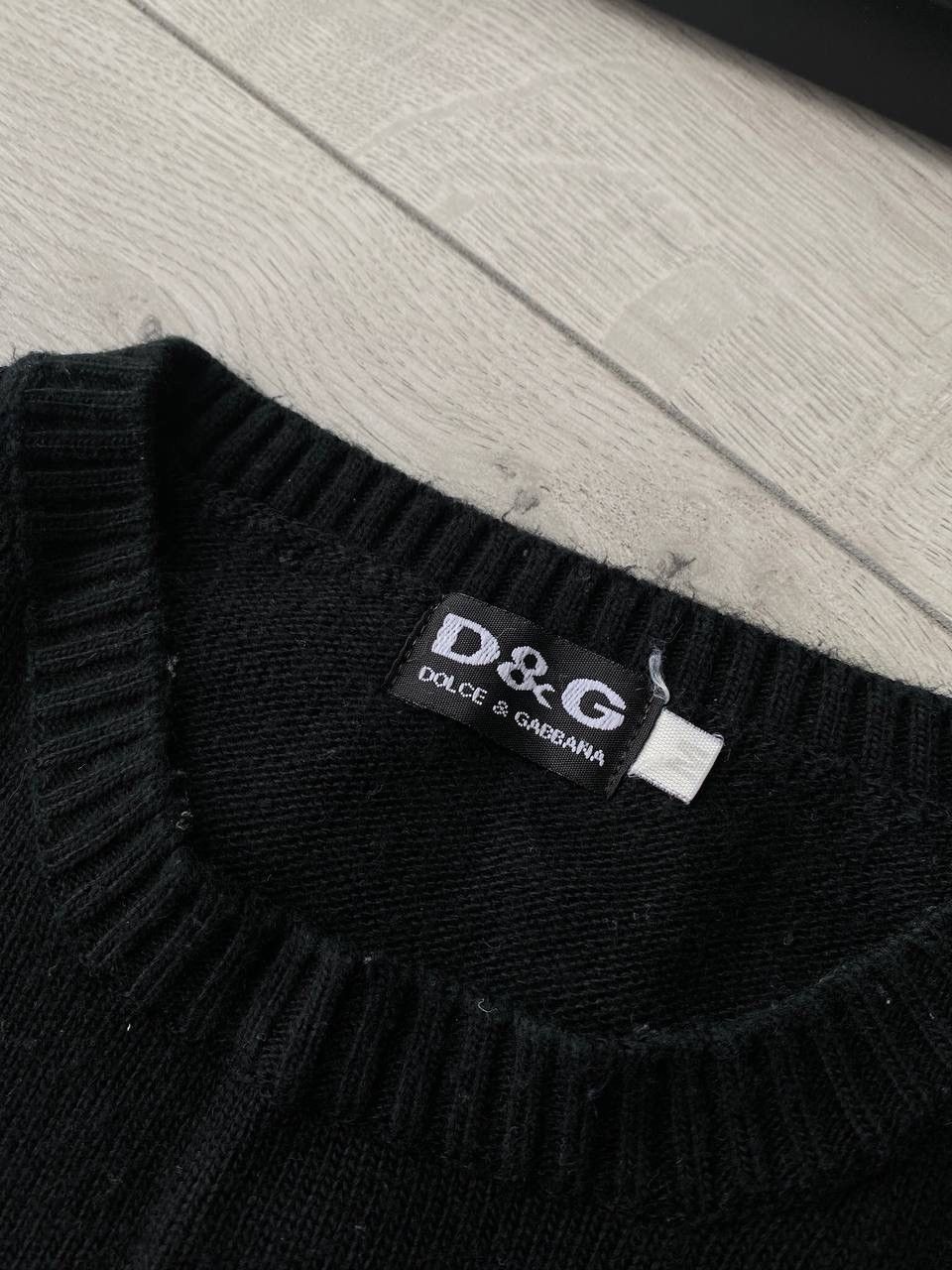Nike × Vintage Vintage 90's Dolce&Gabbana Nylon Knit Sweater M Y2K/YKK Size US L / EU 52-54 / 3 - 6 Thumbnail
