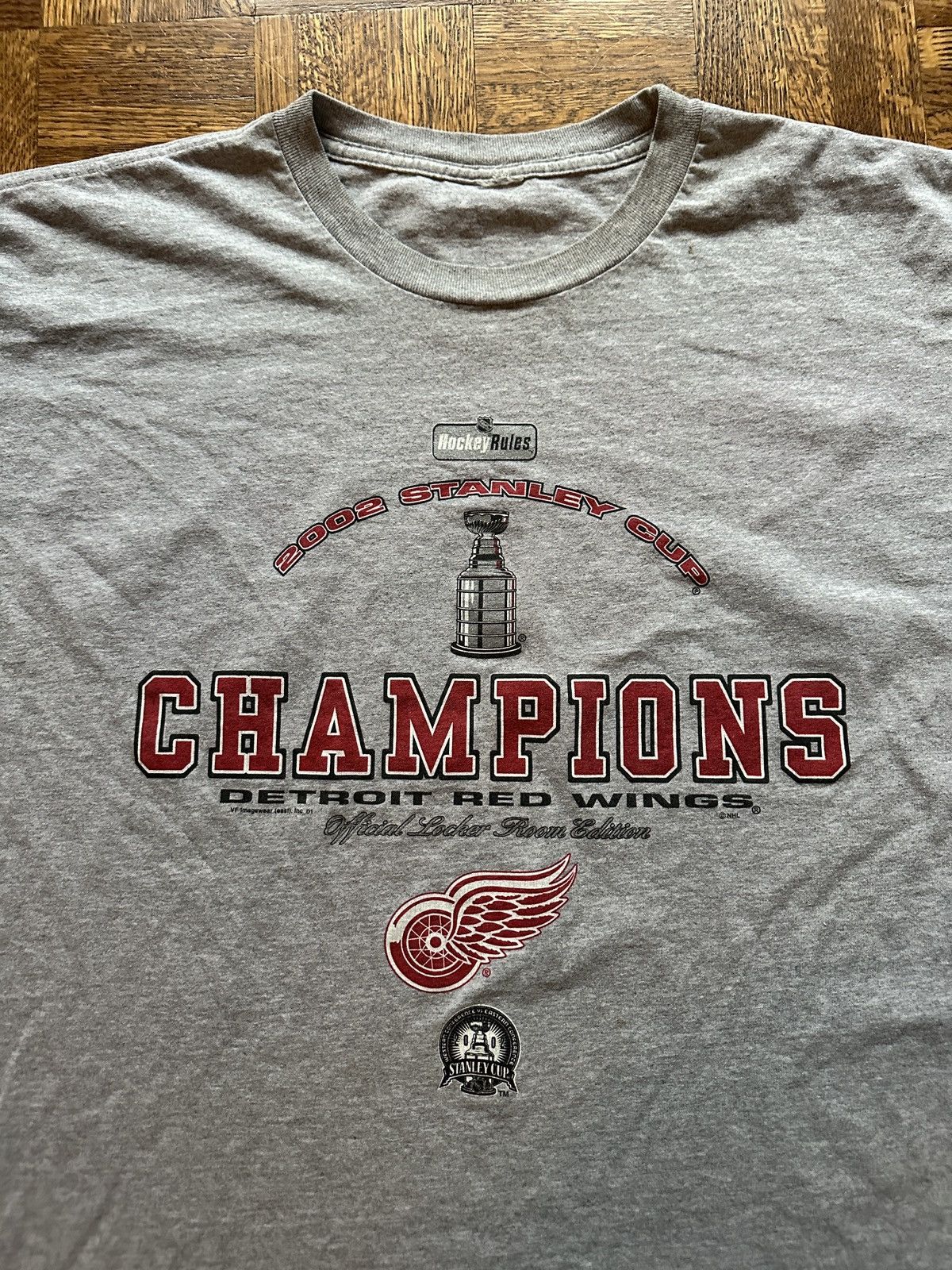 Vintage Vintage Detroit Red Wings Stanley Cup Champions Graphic Tee Size US XXL / EU 58 / 5 - 2 Thumbnail