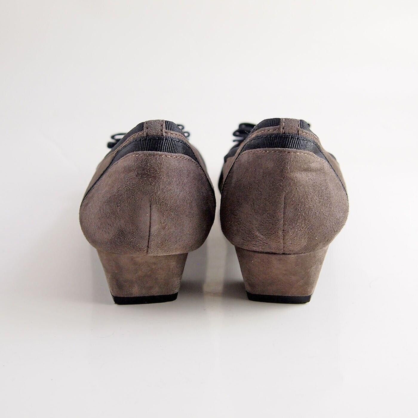 Designer Luciano Barachini Low Heel Pumps Brown Suede US 10 EU 40 Size US 10 / IT 40 - 6 Thumbnail