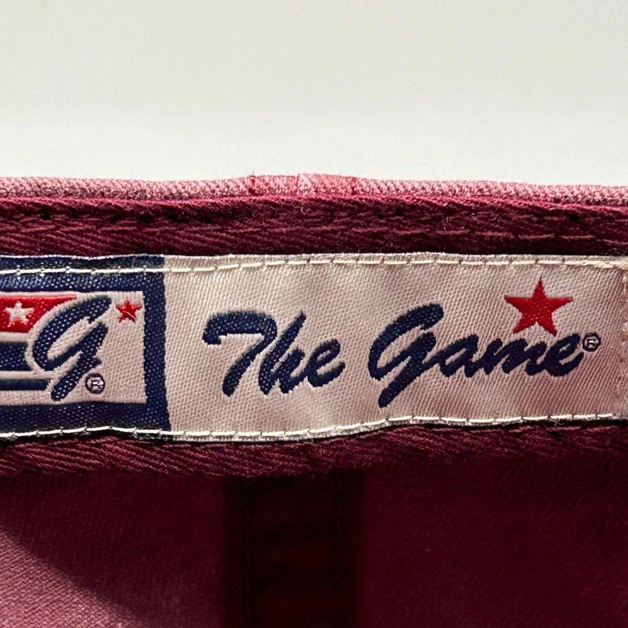 The Game Lake Tahoe Hat Men Red Embroidered Strap Back Cotton Size ONE SIZE - 3 Thumbnail