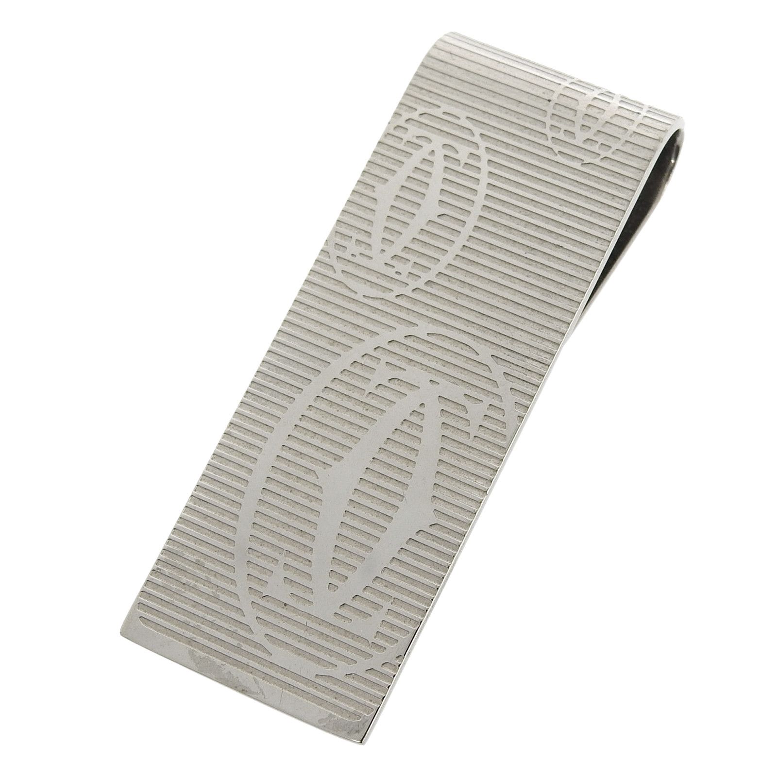 Cartier Cartier Cartier C Decor Money Clip Silver Metal Bill Clip Metal Other DUTY FREE for USA Size ONE SIZE - 1 Thumbnail