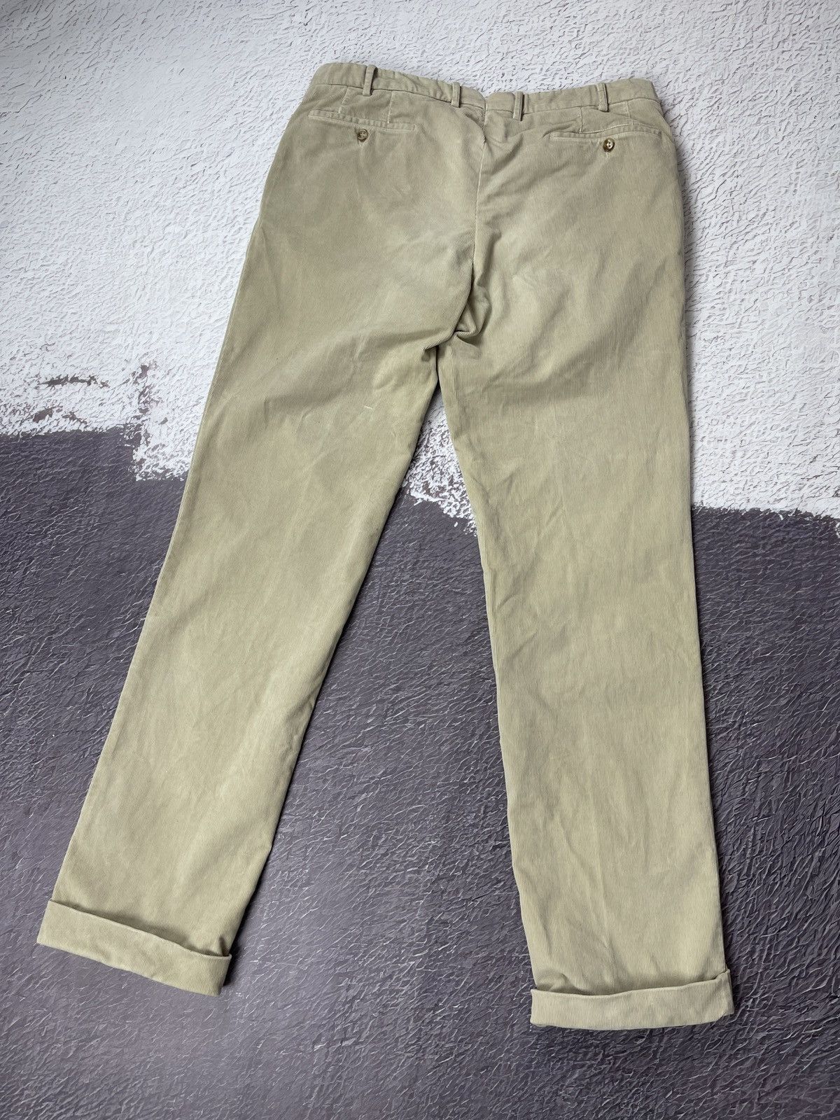 Incotex Incotex Venezia High comfort Flexcord beige corduroy pants Size US 38 / EU 54 - 2 Thumbnail