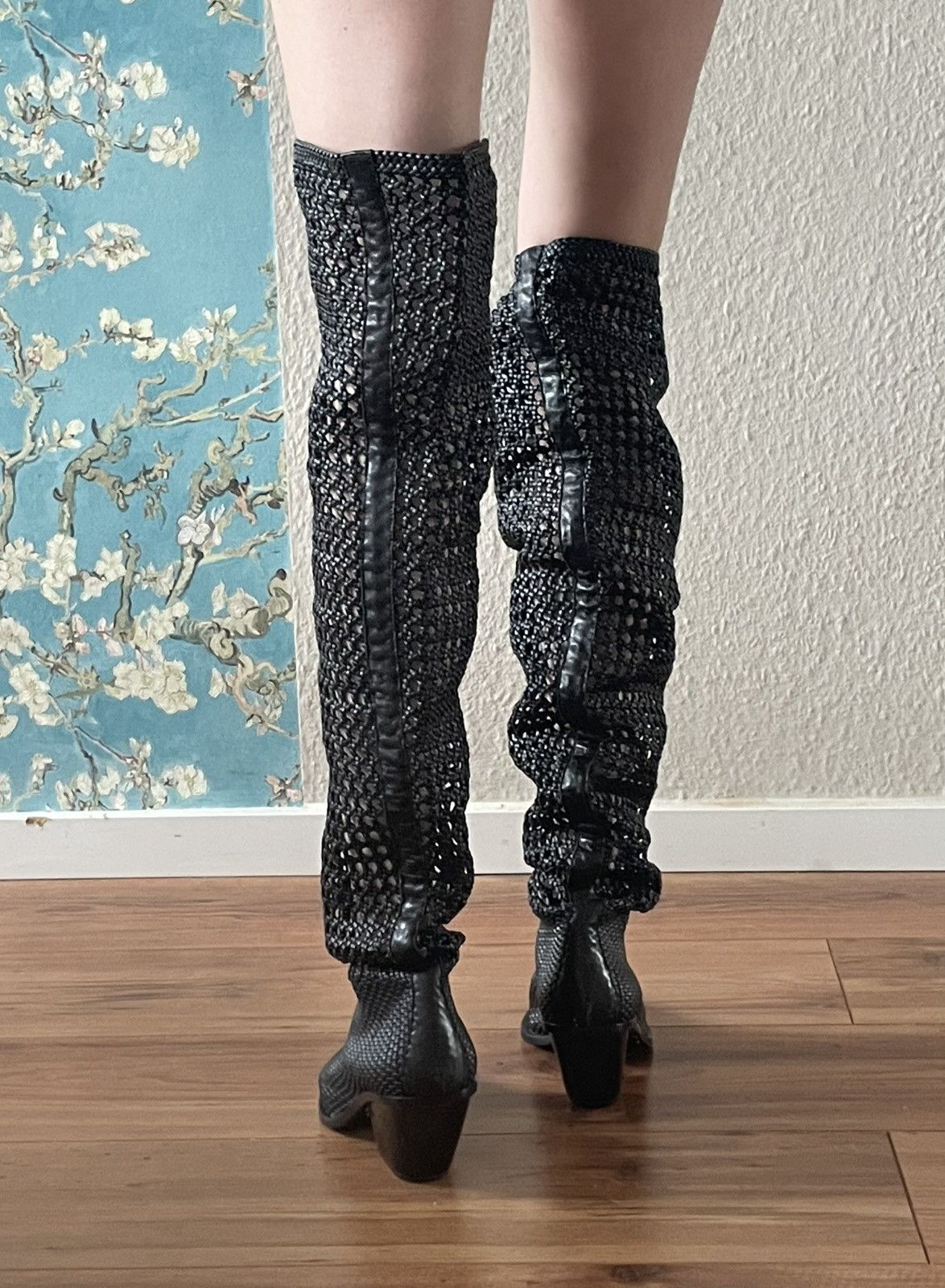 AGL AGL Over-the-Knee western woven Boots Size US 10 / IT 40 - 7 Thumbnail