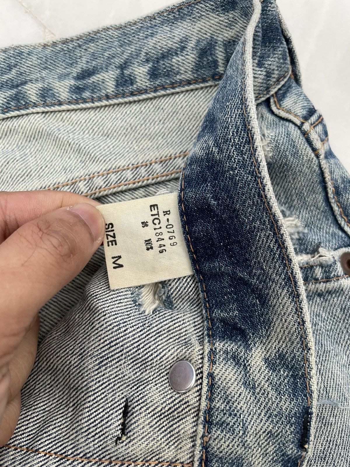 Number (N)ine Vintage RNA INC Multi Zipper inspired Number nine Jeans Size US 33 - 9 Thumbnail