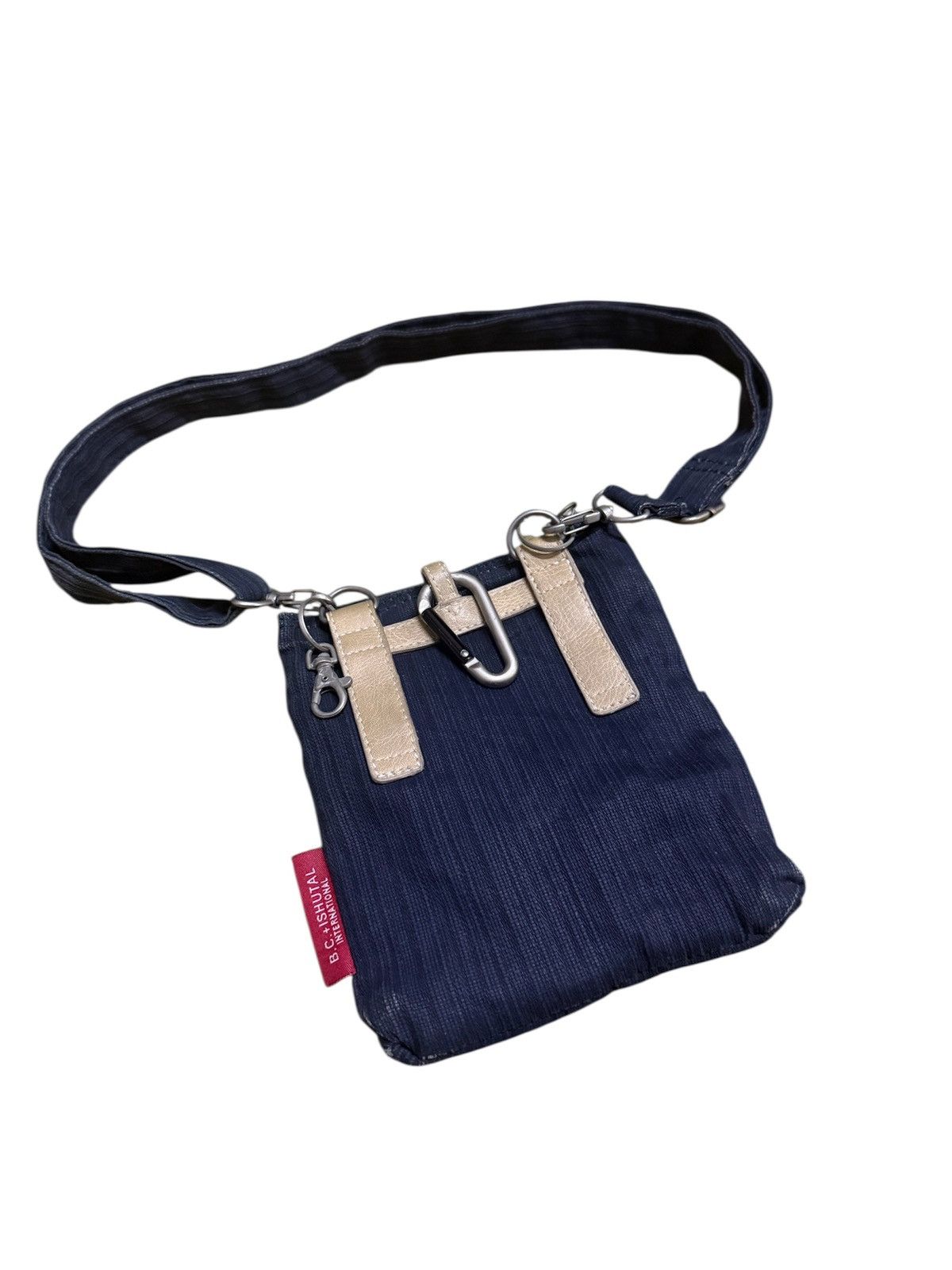 Japanese Brand B.C.+ISHUTAL Crossbody Bag Denim Size ONE SIZE - 3 Thumbnail