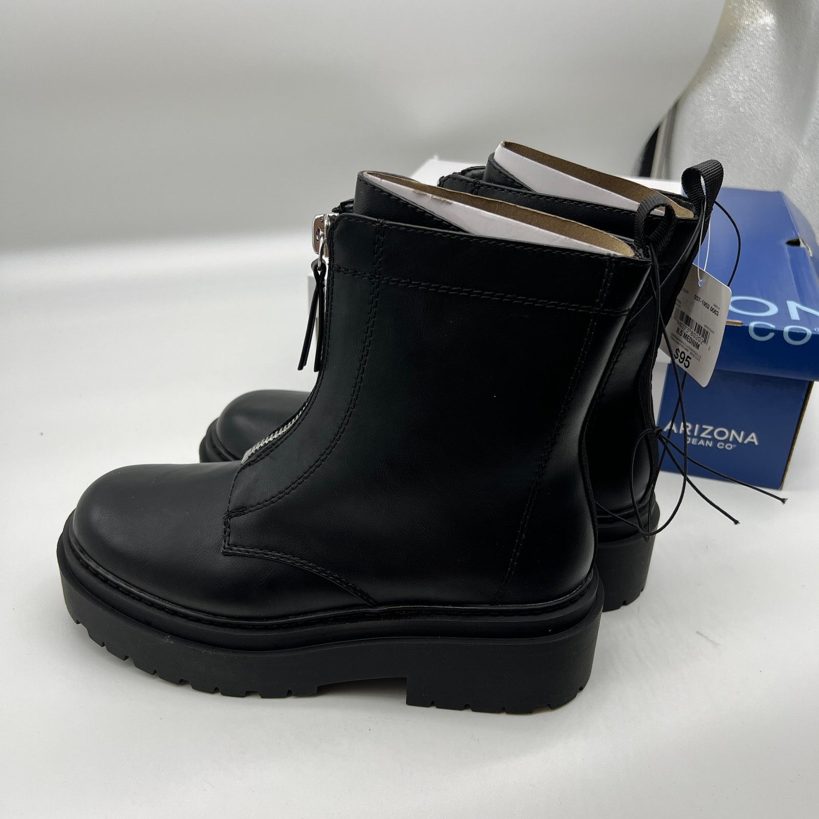 Other Arizona Jean Co Womens Xander Block Heel Motorcycle Boots Size US 8.5 / IT 38.5 - 6 Thumbnail