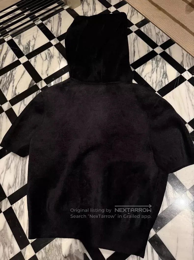 Alexander Wang Alexanderwang Velvet Cropped Hoodie S. Size US S / EU 44-46 / 1 - 2 Thumbnail