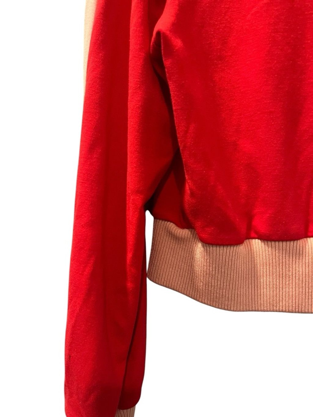 Alice + Olivia Alice + Olivia AIR Jackson Cropped Track Jacket Red Pink Med Size M / US 6-8 / IT 42-44 - 10 Thumbnail