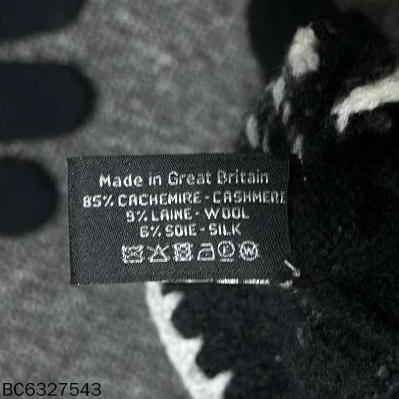 Chanel Chanel Cashmere Gloves with Double C Logo -2505 Size ONE SIZE - 4 Thumbnail