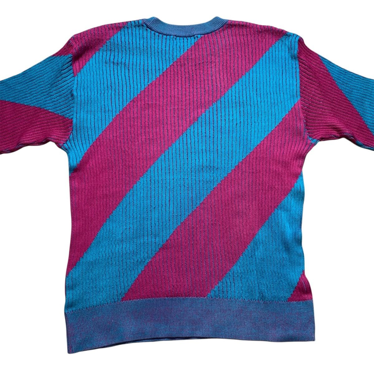 Issey Miyake Vintage Issey Miyake Knit Two Tone Colour Sweater Size US M / EU 48-50 / 2 - 8 Thumbnail