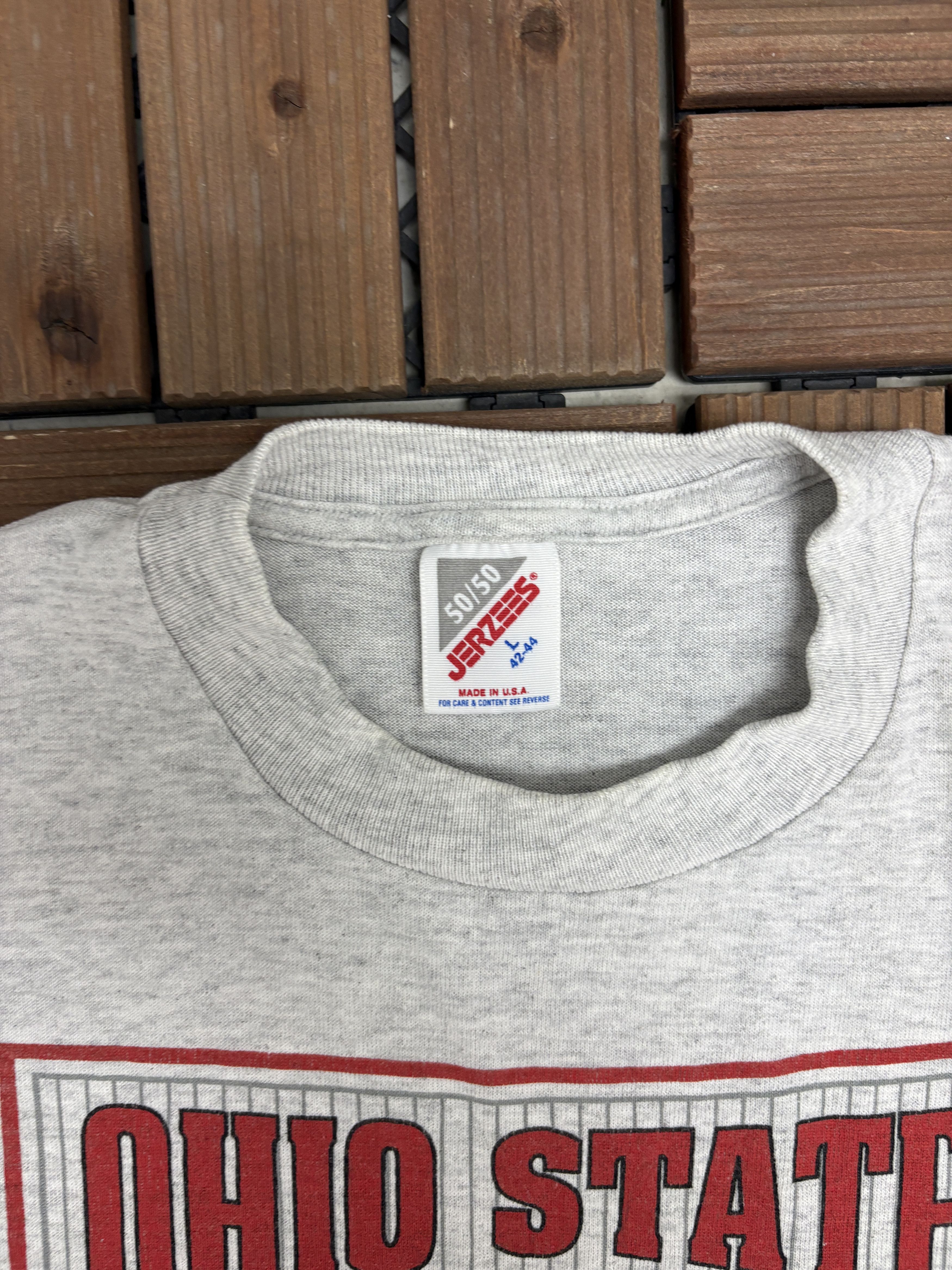 Vintage Ohio State Buckeyes Basketball 1992 Big Ten Champs Tee Size US L / EU 52-54 / 3 - 5 Thumbnail