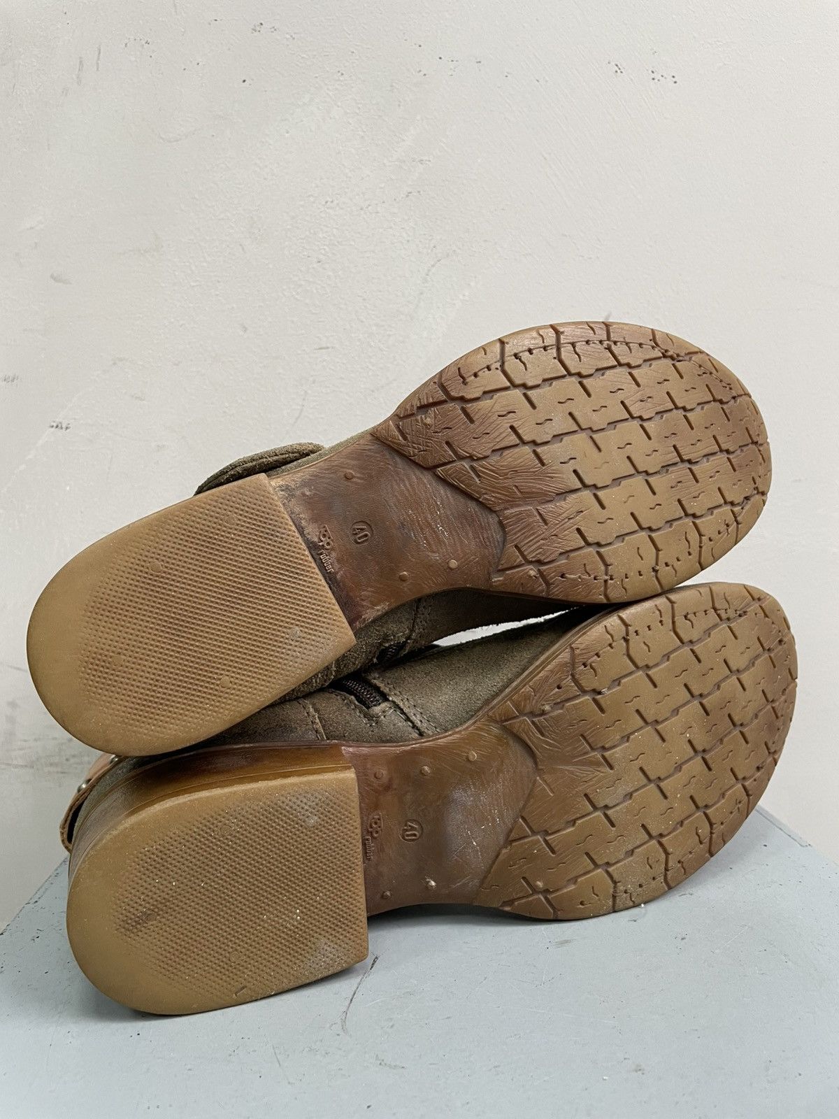A.S.98 A.S. 98 style leather avant garde boots suede tornado mart Size US 7.5 / EU 40-41 - 13 Thumbnail