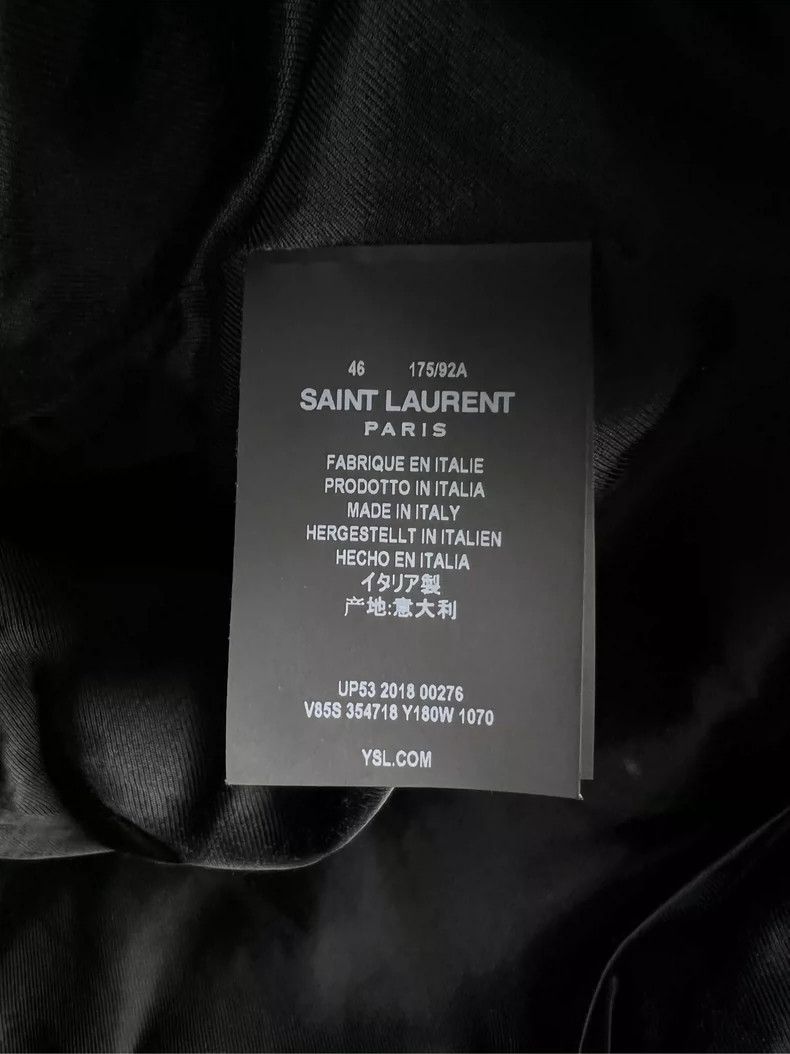 Saint Laurent Paris Saint Laurent Paris Black and white Teddy jacket Nextarrow- Size US S / EU 44-46 / 1 - 4 Thumbnail