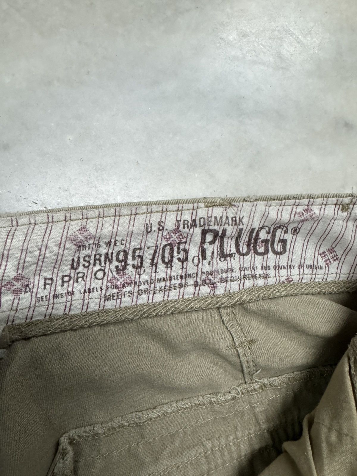 PPFM INSANE 3D POCKET VINTAGE USRN 95705 PLUGG CARGO DISTRESS Size US 34 / EU 50 - 12 Thumbnail