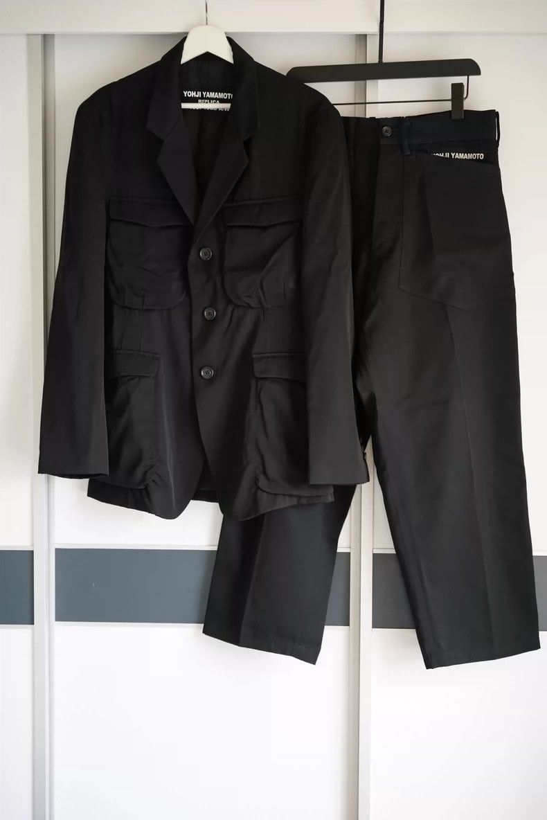 Yohji Yamamoto Yohji Yamamoto Multi-Pocket Suit Set Size US 32 / EU 48 - 1 Thumbnail