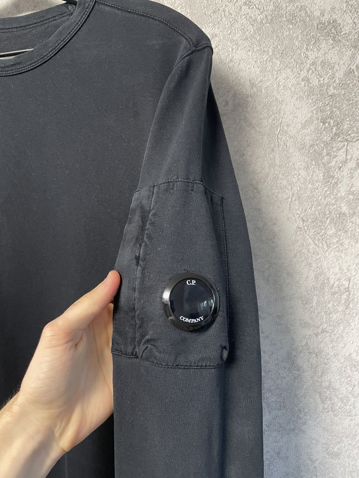 C.P. Company CP Company Black Sweatshirt Crewneck With Lens Google Size US M / EU 48-50 / 2 - 5 Thumbnail
