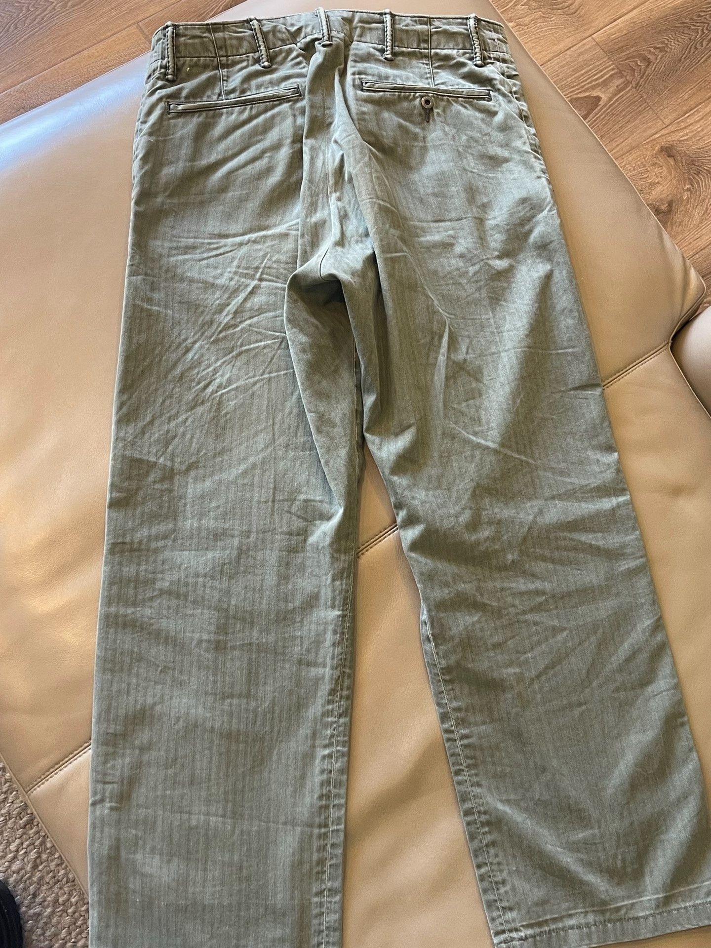 RRL Ralph Lauren RRL Herringbone Loose Casual Pants Size US 26 / EU 42 - 2 Thumbnail