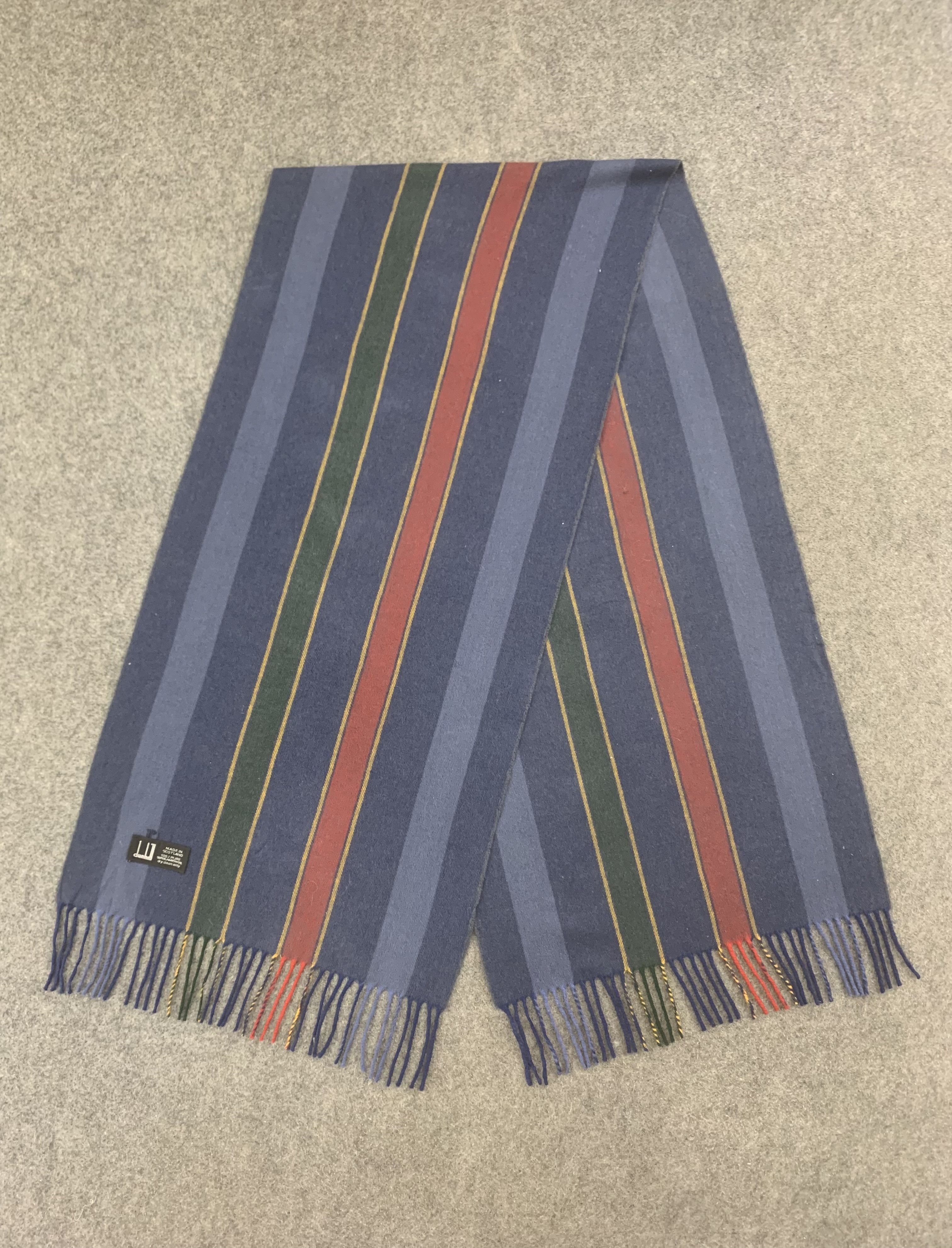 Alfred Dunhill Dunhill Scarf Wool Muffler Neck Wrap BL9243 Size ONE SIZE - 4 Thumbnail