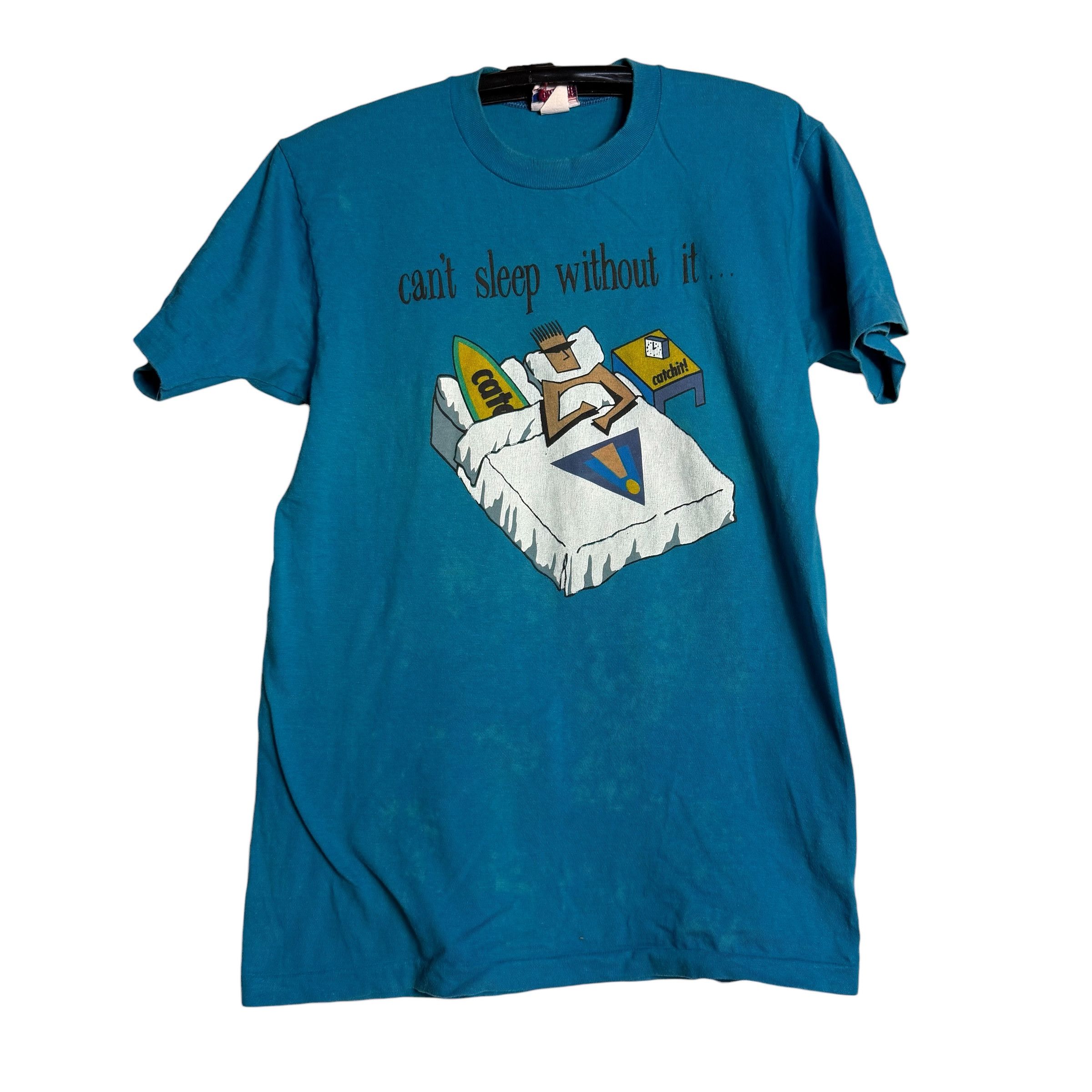 Vintage 🔥RARE🔥Vintage Catchit Surf Cartoon Graphic T-shirt Size US M / EU 48-50 / 2 - 1 Thumbnail