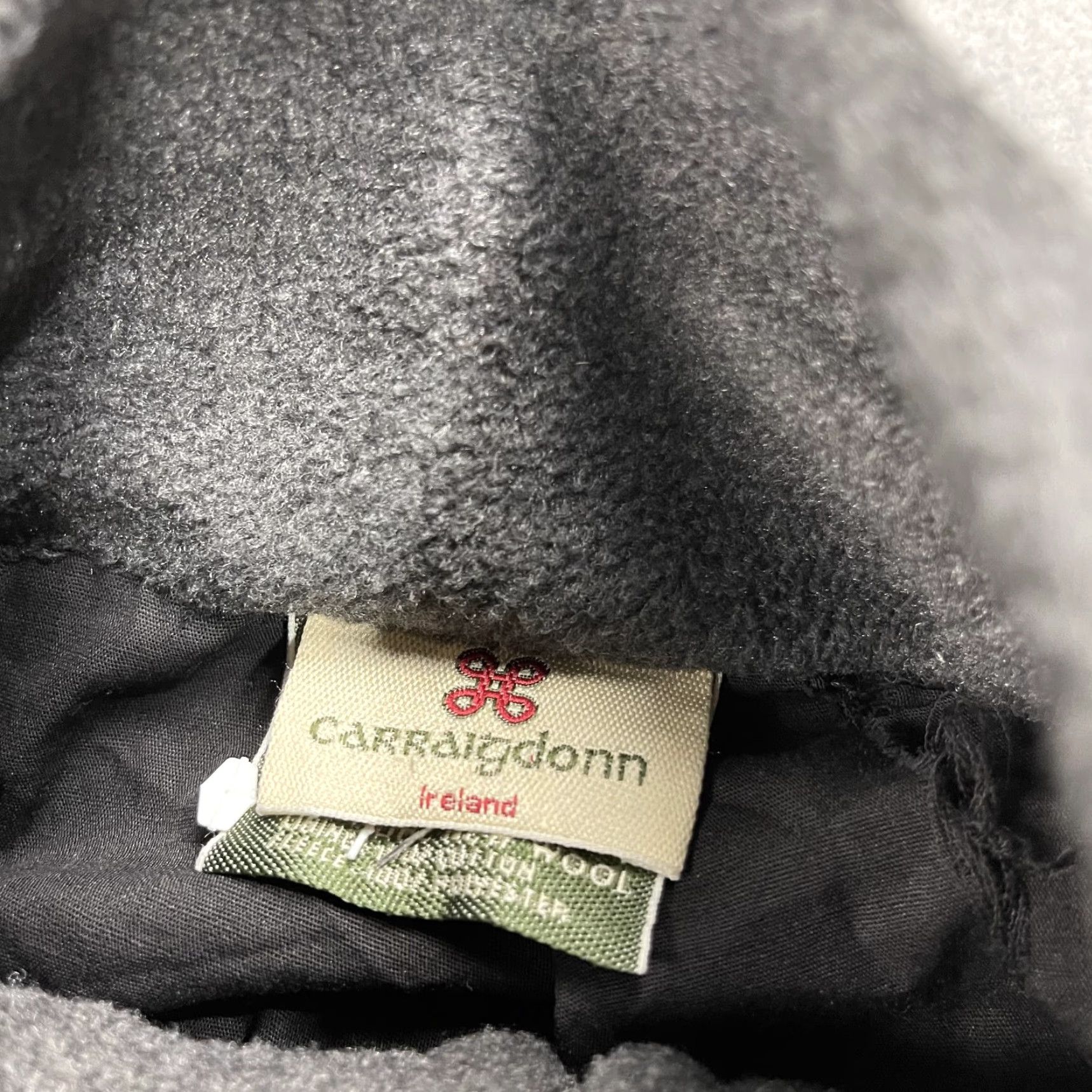 Vintage VINTAGE Carraigdonn Sweater Womens XL Gray Cardigan Cable-Knit Wool Zip Ireland Size XL / US 12-14 / IT 48-50 - 5 Thumbnail