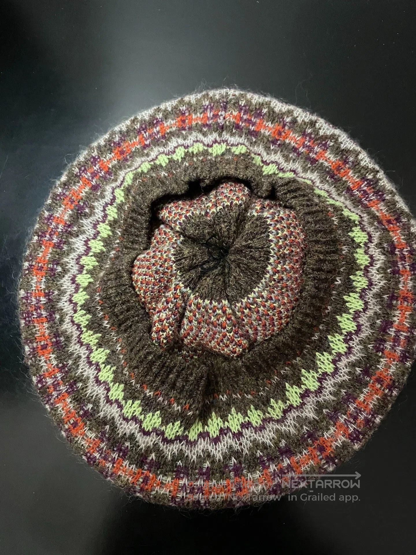 Kapital Kapital Ethnic Knit Dome Cap. Size ONE SIZE - 4 Thumbnail