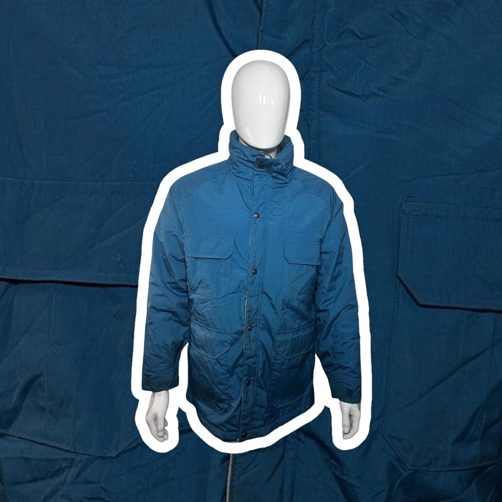 Woolrich Woolen Mills Stylish Blue Insulated Jacket with Pockets Size US M / EU 48-50 / 2 - 1 Thumbnail