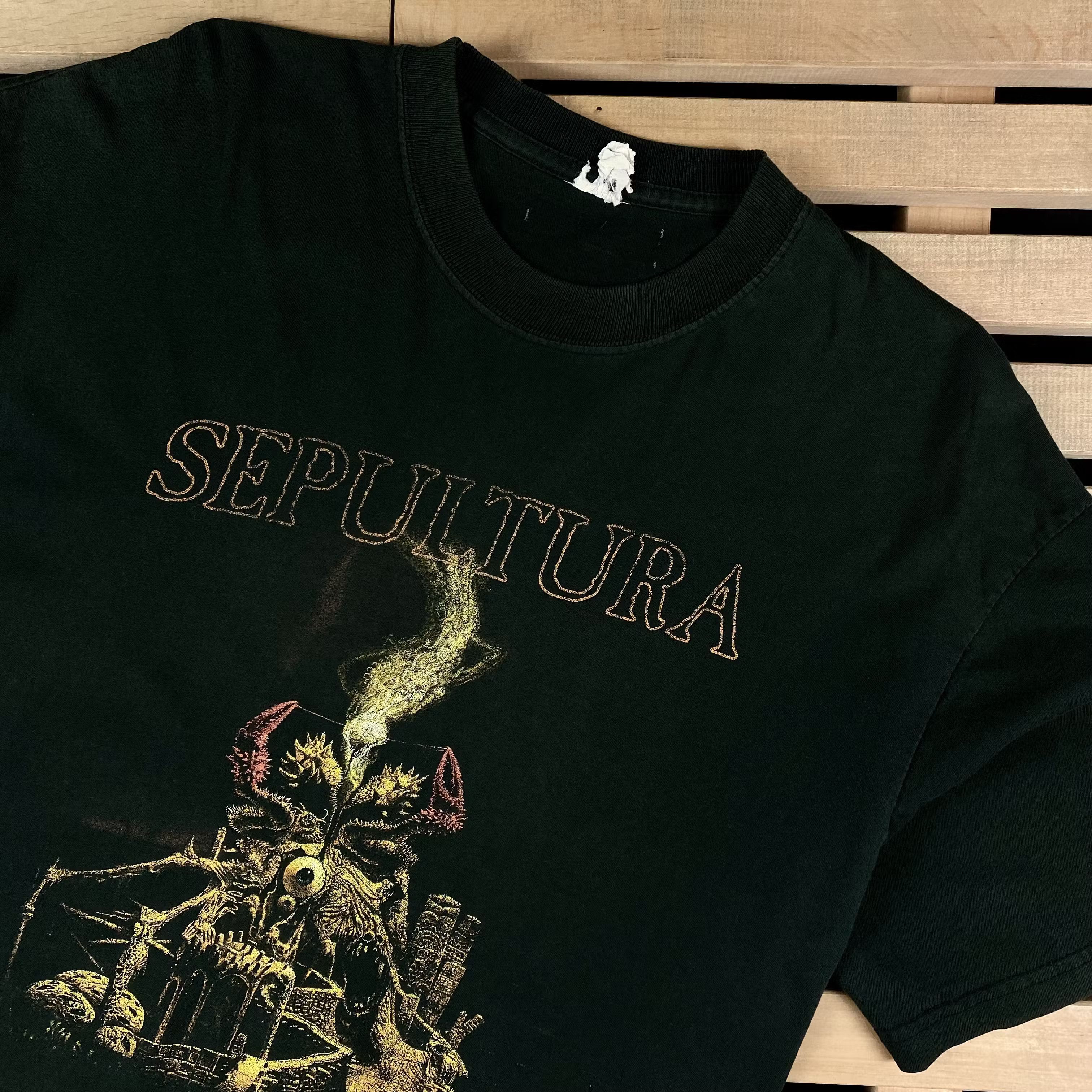 Band Tees Men’s Rock T-Shirt Sepultura Arise Vintage 90’s Size L-XL Size US M / EU 48-50 / 2 - 2 Thumbnail